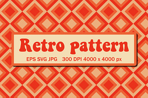 Orange Retro Pattern