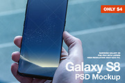 Samsung Galaxy S8 Realistic Mockup, an Android Mockup by StartMockups.com (Thumbnail 2 of 2)