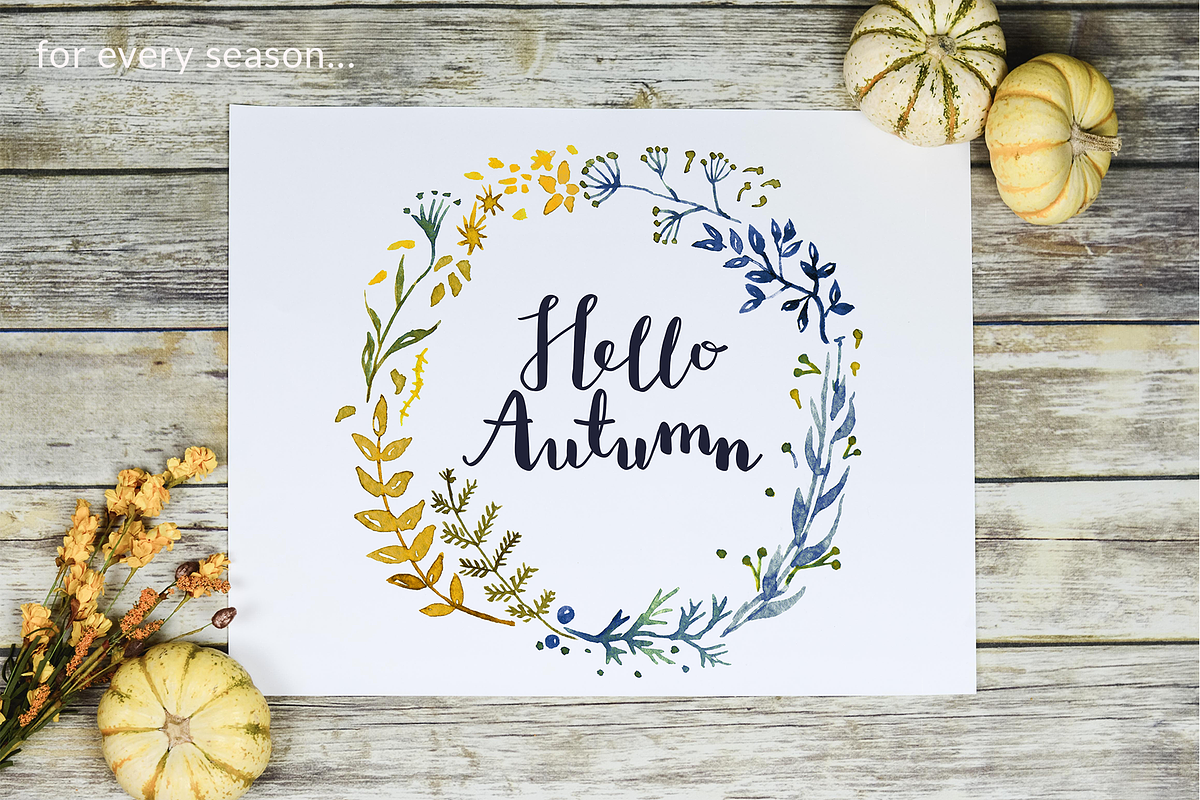 All Year Round, a Decorative Illustration by SophieLittleEye (Photo 4 of 13)