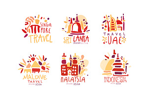 Travel to Different Countries, an Illustration by TopVectors