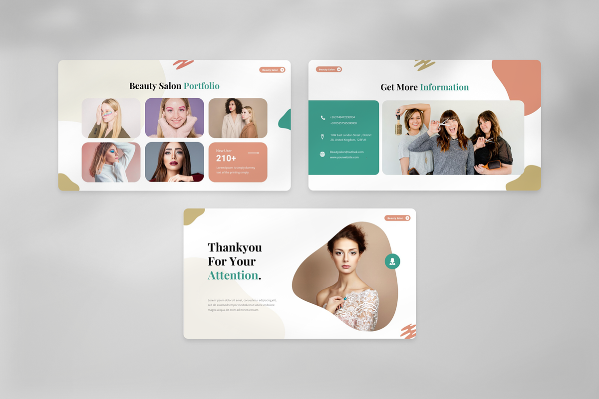 Larisa - Beauty Salon Google Slide, a Presentation Template by Annora Studio (Photo 7 of 8)