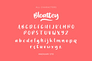 Bloattey - A Fun Bubbly Typeface, a Script Font by Maenjari Std (Thumbnail 2 of 10)