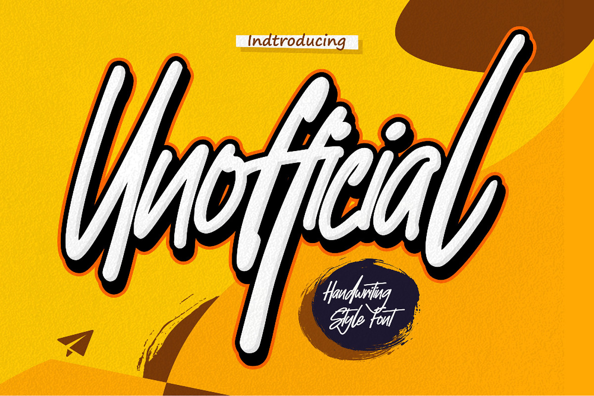 Unofficial - Brush script font, a Script Font by Gassstype (Photo 1 of 8)