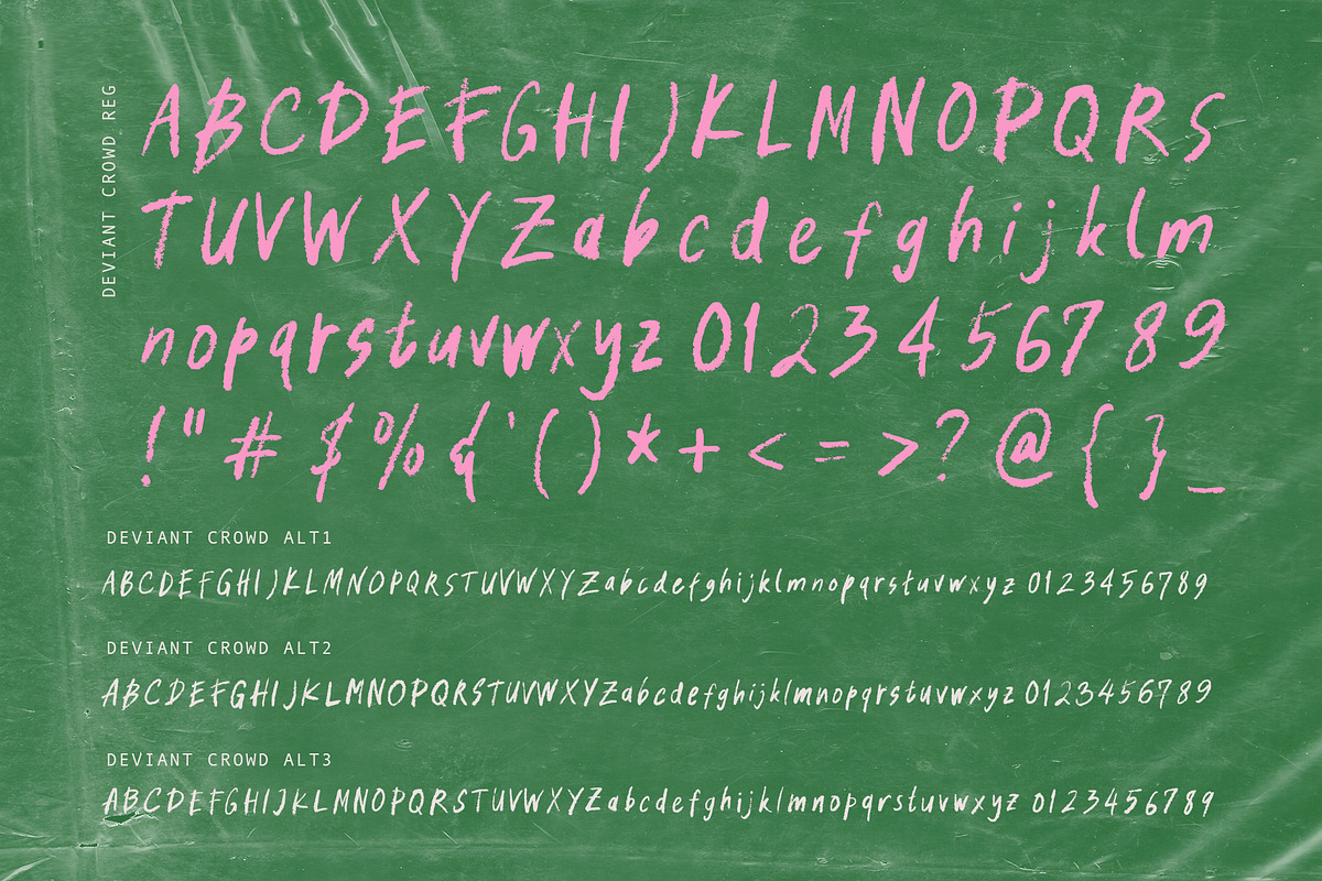 Defiant Crowd Handwritten Font, a Handwritten Font by Perplexitics (Photo 9 of 10)