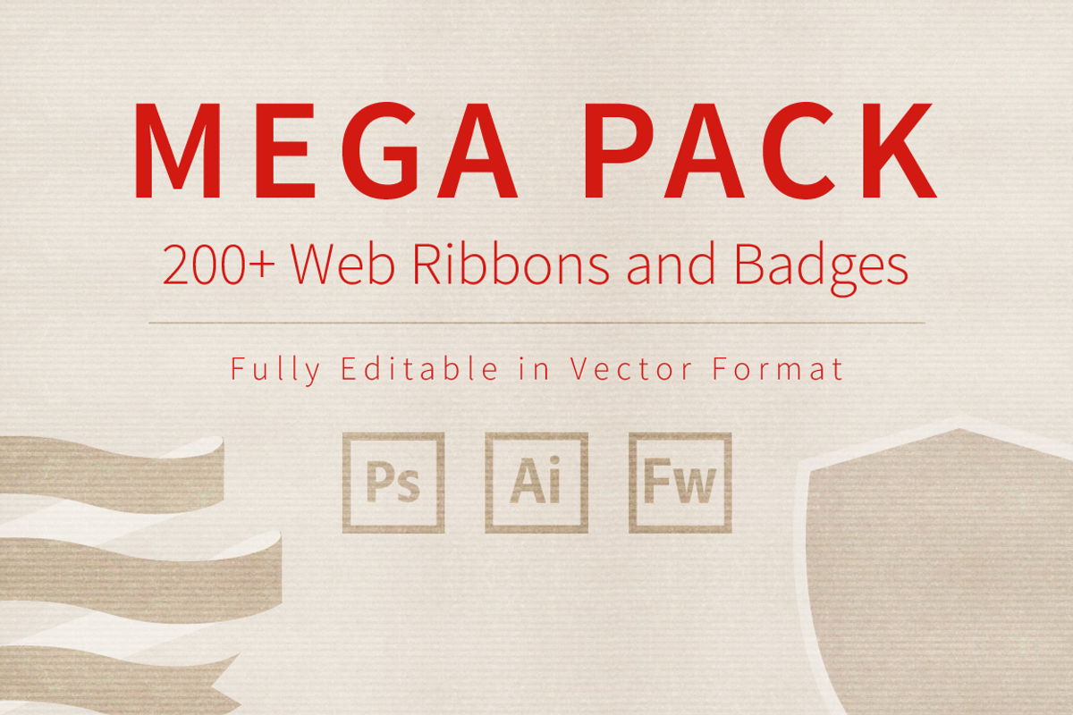 Mega Pack of Web Ribbons and Badges