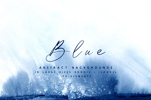 Blue watercolor backgrounds