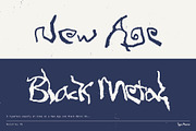 Metallika TM – Wicked Script Font, a Script Font by Type Mania (Thumbnail 3 of 13)