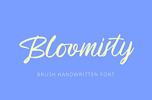 Bloomisty – Brush Handwritten Font