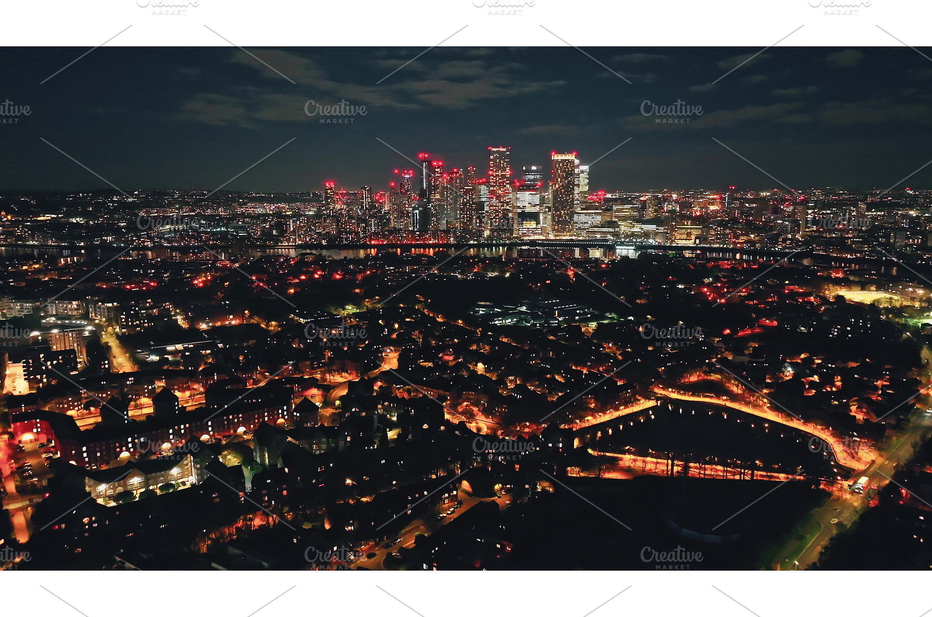 London skyline illuminating the, an Architecture Photo by Goinyk