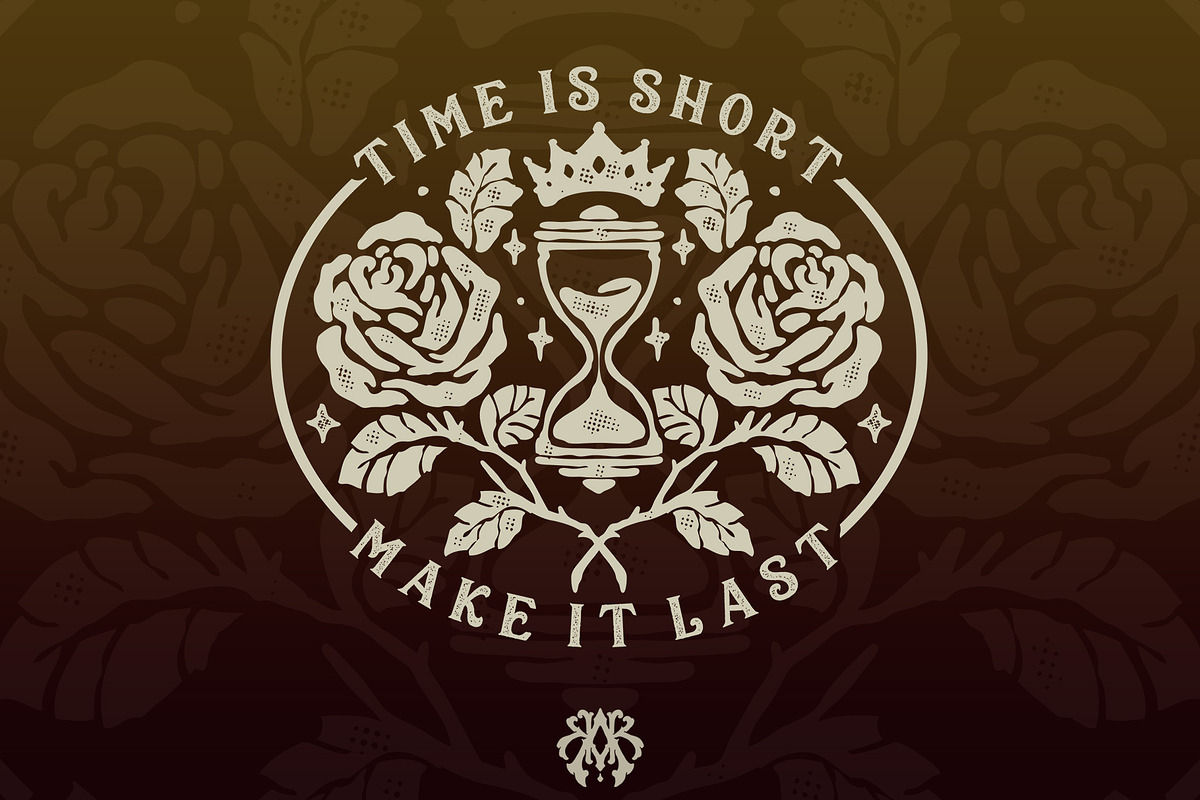 The Sand of Time And Rose, an Object Illustration by Krizvector Artwork Shop (Photo 2 of 3)