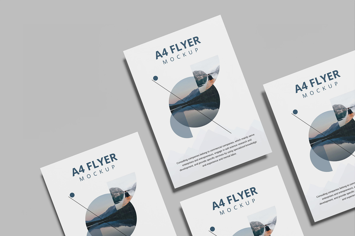 A4 Flyer Mockup, a Print Template by mahremdesign (Photo 8 of 12)