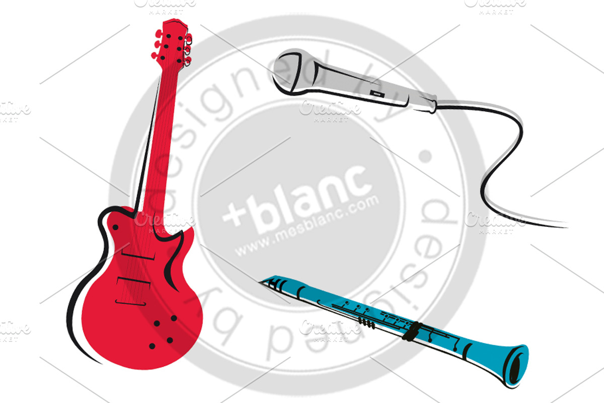 Musical instruments, an Illustration by mesblanc (Photo 2 of 5)