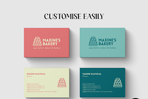 Canva Cake Maker Business Card