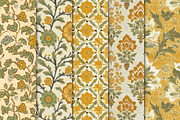 Block Print Digital Paper Set, a Pattern Graphic by Maishop (Thumbnail 3 of 4)