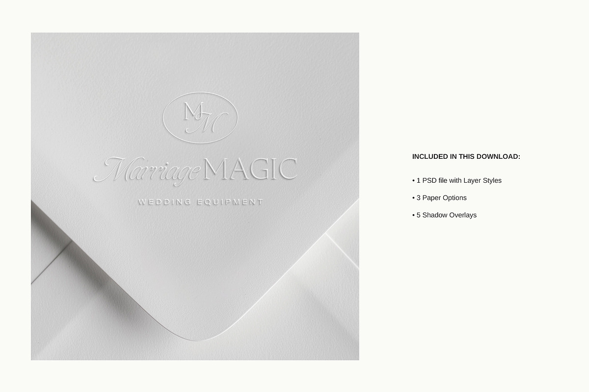 Embossed, Debossed, Foil Effects, a Layer Style Add-On by Wildfield Studio (Photo 2 of 9)