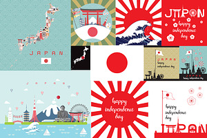 Japan Vector Set