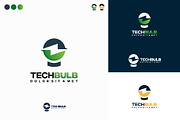 Set of Modern Tech Bulb logo designs, a Branding & Logo Template by Lucky Creative (Thumbnail 2 of 5)