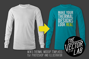 Men's Thermal Mockup Templates