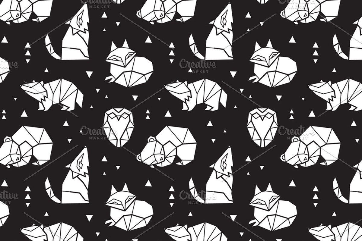Gold Geometric Patterns, a Pattern Graphic by PenguinHouse (Photo 3 of 10)