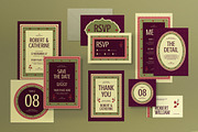 Wedding Invitation Set, an Invitation Template by graphicook (Thumbnail 1 of 3)
