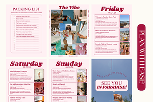 Bachelorette Party Itinerary Planner