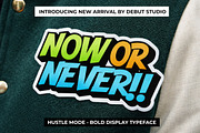 Hustle Mode - Bold Display Typeface, a Sans Serif Font by Debut Studio (Thumbnail 23 of 23)