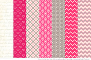 Owls Clipart & Patterns in Hot Pink, an Animal Illustration by Amanda Ilkov (Thumbnail 4 of 4)