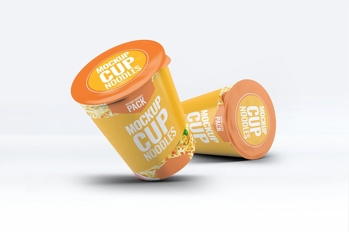 Instant Food Cup Mock-Up, a Cups & Container Mockup by DesignRushMarket (Photo 5 of 7)