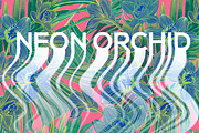 NEON ORCHID seamless patterns, a Pattern Graphic by ANAKOTO (Thumbnail 3 of 18)