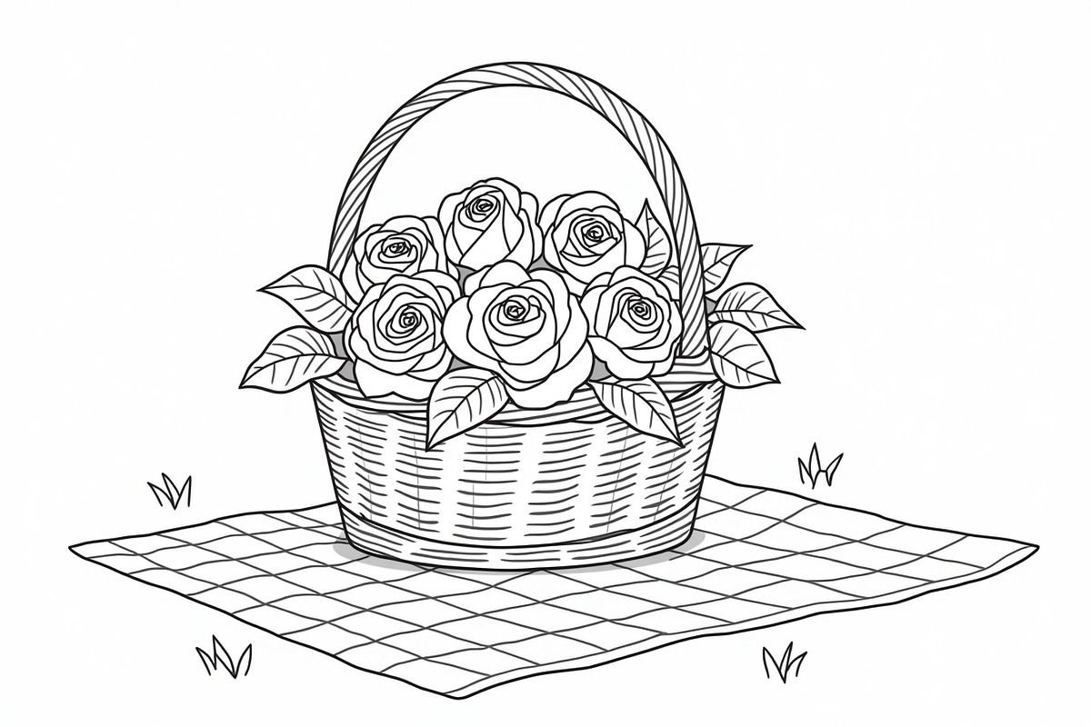 Flower Basket Bundle, an Illustration by musafir_fashion (Photo 9 of 9)
