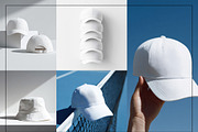 Hat & Cap Mockup Set, a Hat Mockup by Mego-studio (Thumbnail 7 of 10)
