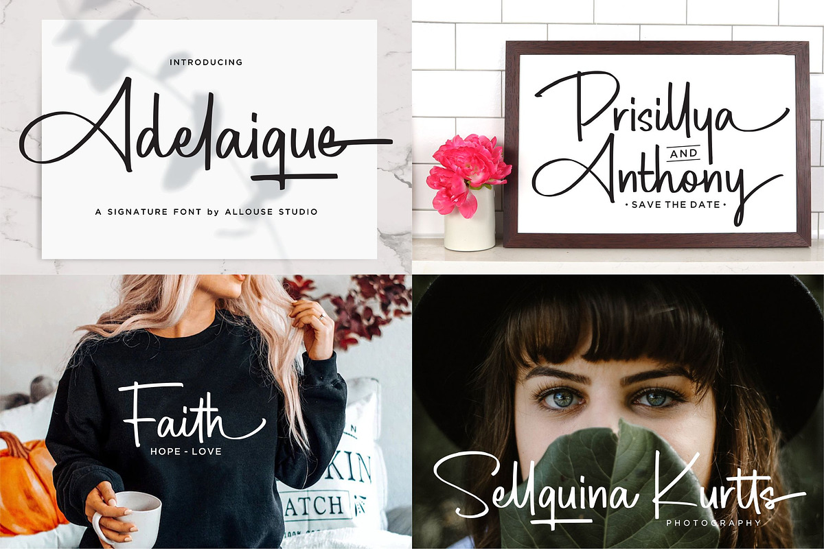 Fantastic Collection Font Bundle, a Script Font by Allouse Studio (Photo 4 of 26)