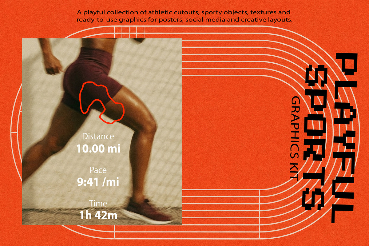 Playful Sports Graphics Kit 170 PNG, an Object Graphic by DreamoraArt (Photo 10 of 10)