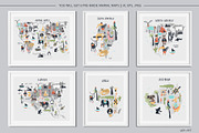 Animal World - Map Creator, an Animal Illustration by Oksana Stepova (Thumbnail 7 of 15)