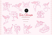 Valentine's day Hand Drawn Line art, an Object Graphic by Grace Noboa Illustrations (Thumbnail 3 of 14)