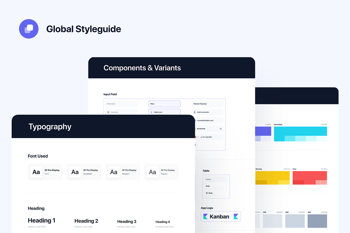 Kanban - Project Management UI Kit, an UI Kit Template by Unpixel Design (Photo 4 of 6)