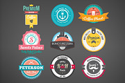 Retro Colorful Badges, a Branding & Logo Template by Graphicdome (Thumbnail 2 of 4)