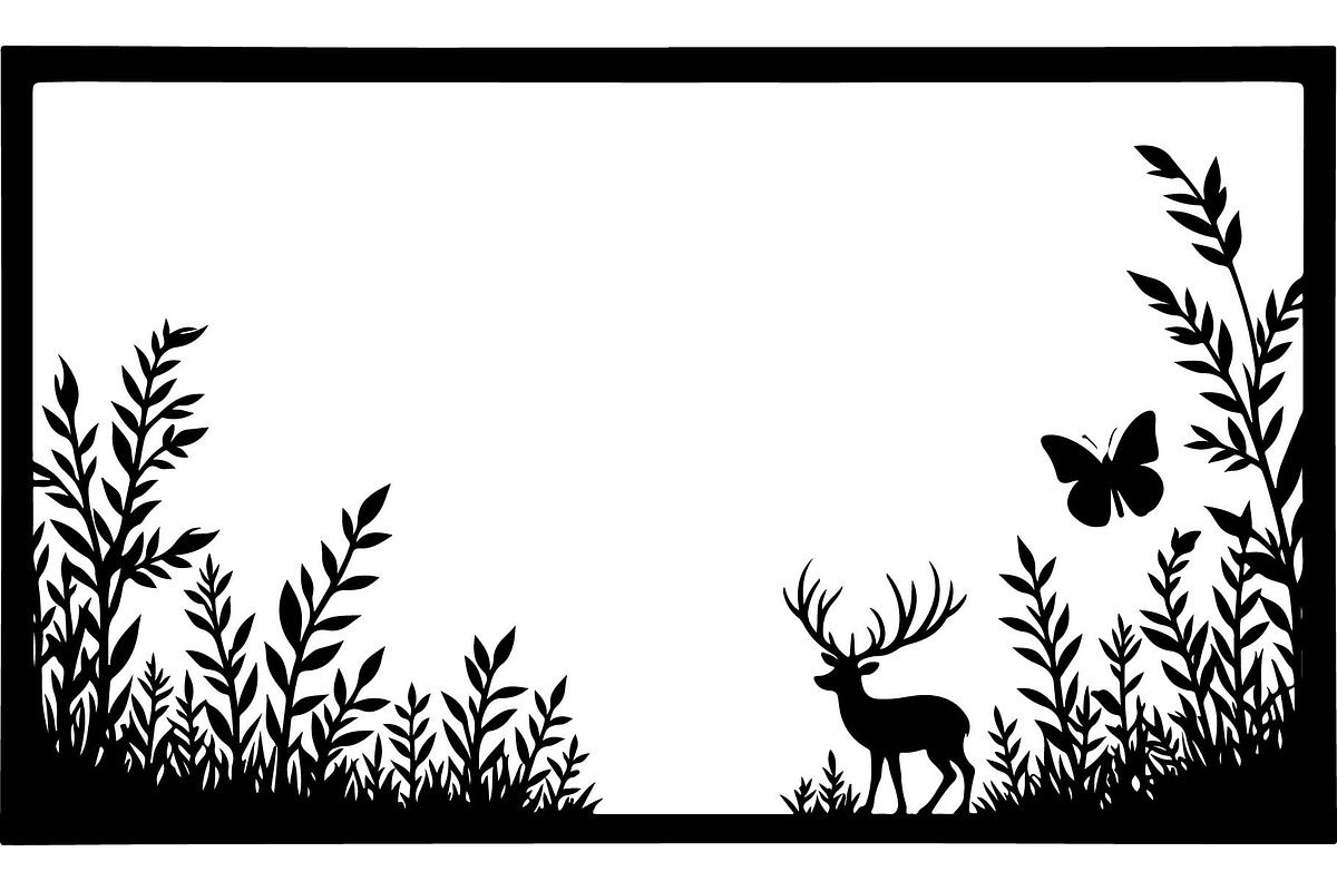 Nature Frame SVG Bundle Collection, an Object Graphic by Creativeshirt (Photo 9 of 10)