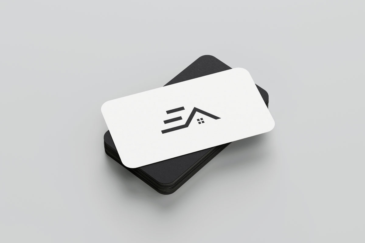 Minimal House Icon Letter E Design preview 2
