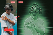Hologram Gothic Photoshop Action, an Action Add-On by MRI STUDIO (Thumbnail 2 of 16)