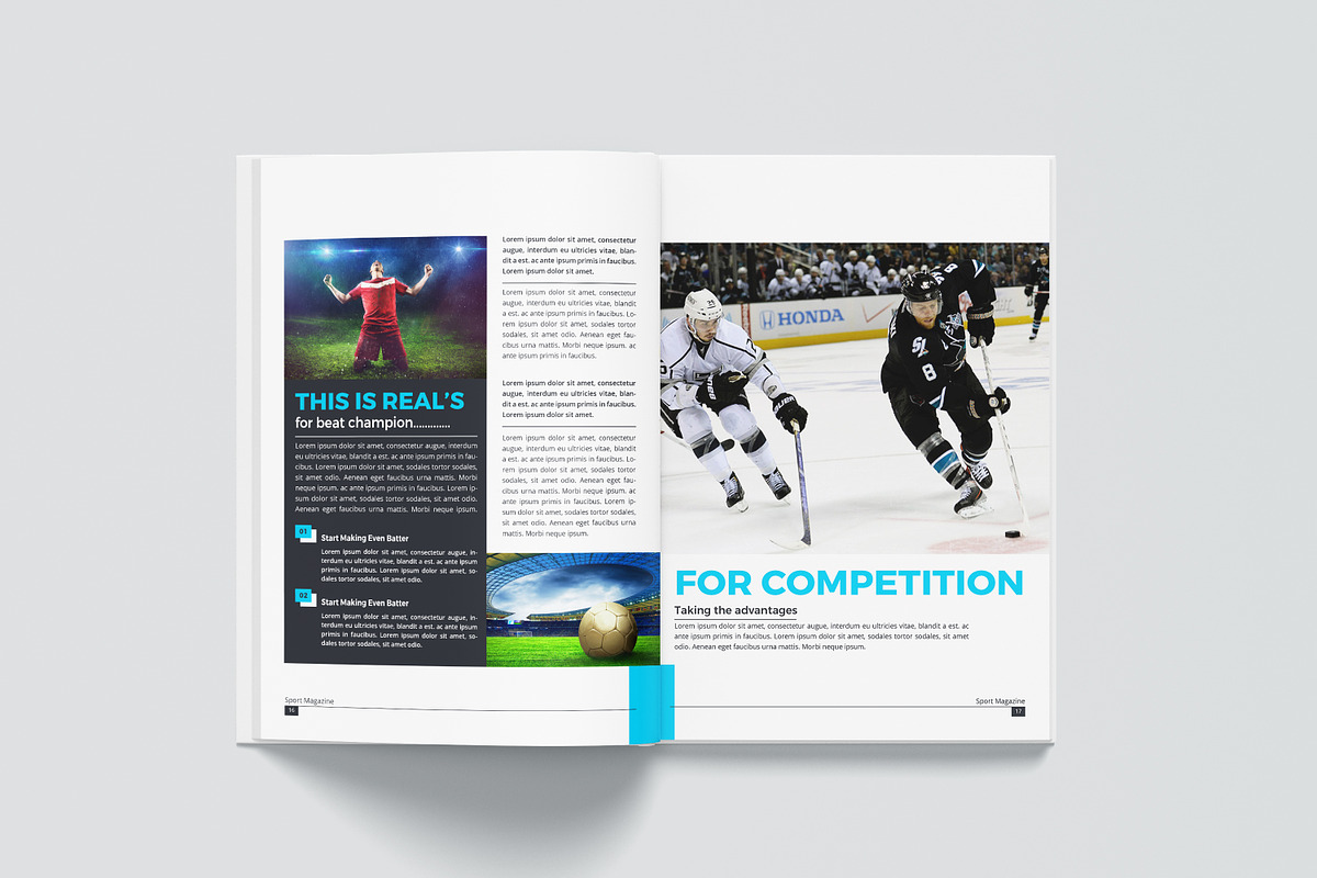 Sports Magazine, a Magazine Template by obidullah_01 (Photo 10 of 13)