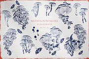 MUSHROOM SKULL, a Person Illustration by LanaDzi (Thumbnail 8 of 11)