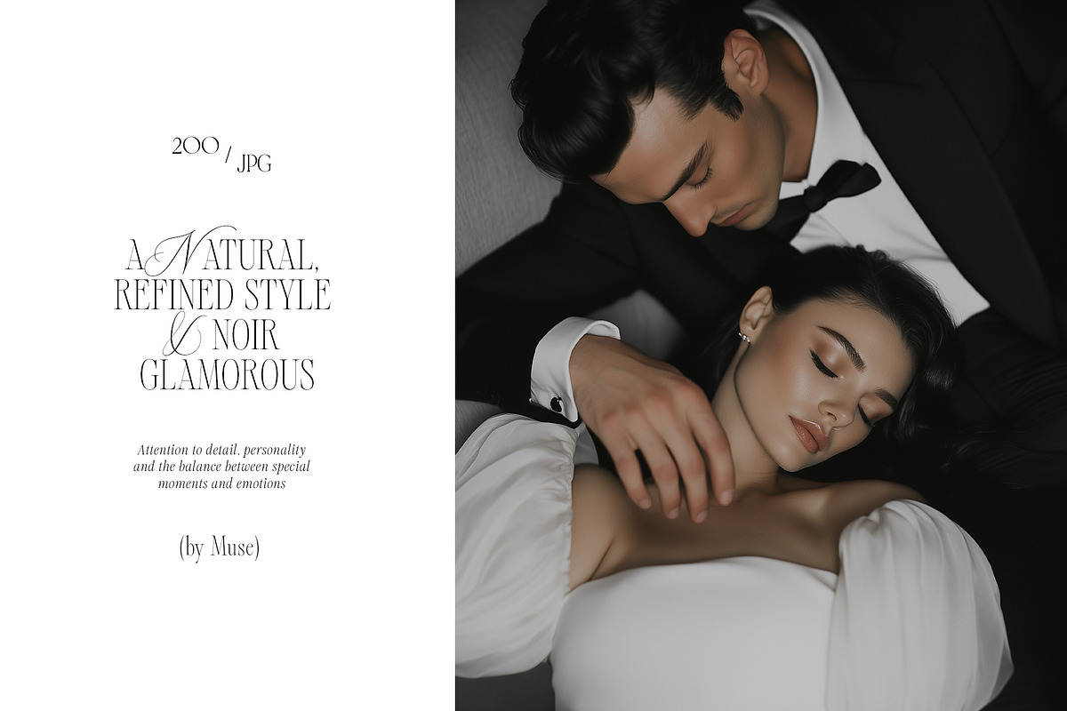 Noir Et Noir 200 Wedding Photos, a Beauty & Fashion Photo by Muse Mockups (Photo 8 of 30)
