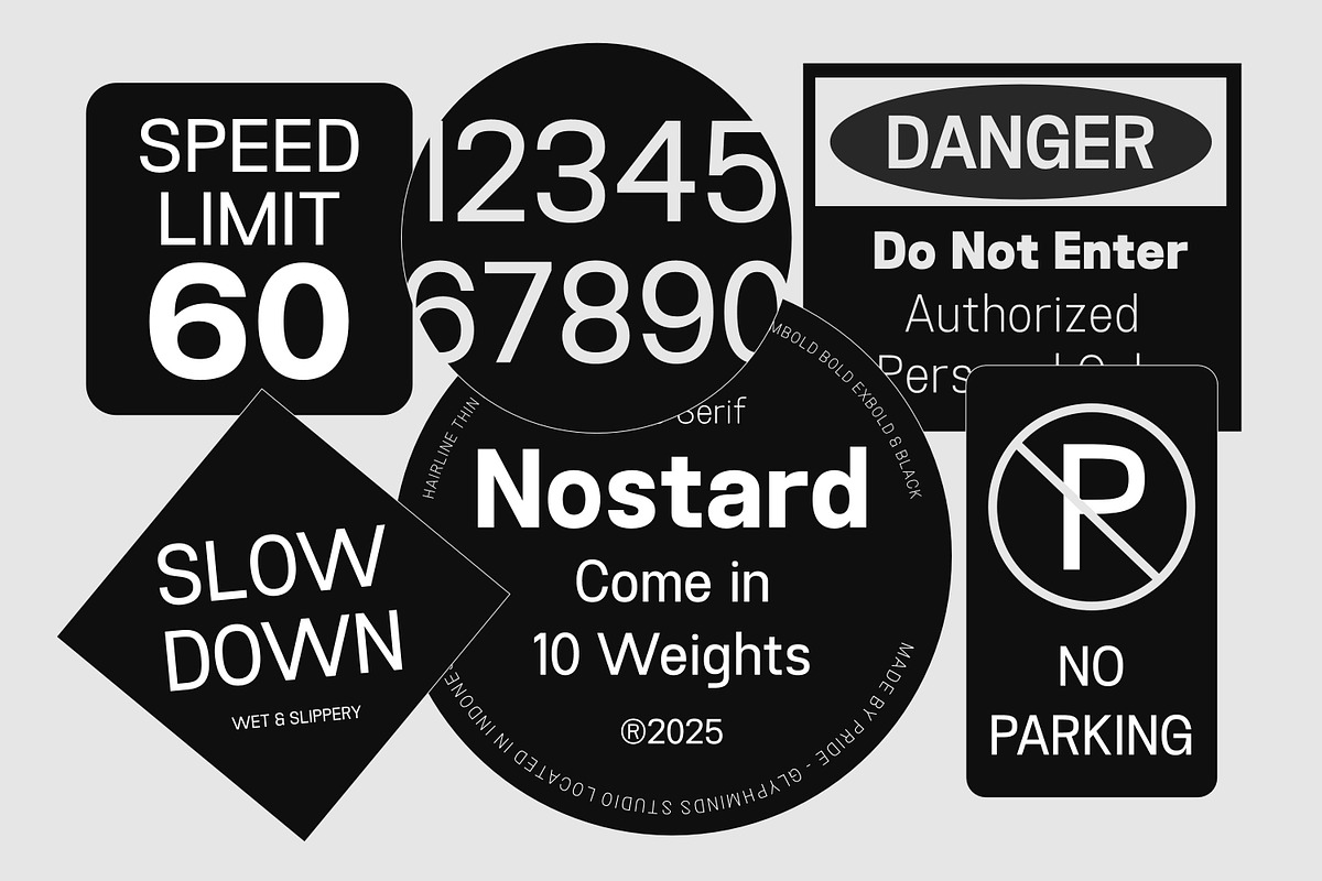Nostard Font, a Sans Serif Font by Glyphminds Studios (Photo 6 of 10)