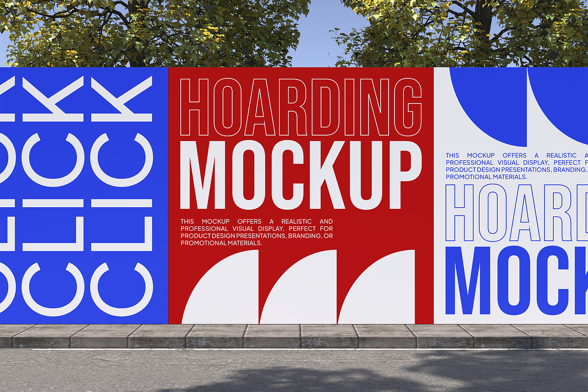 Hoarding Mockup, an Advertising Mockup by Permadi Creative