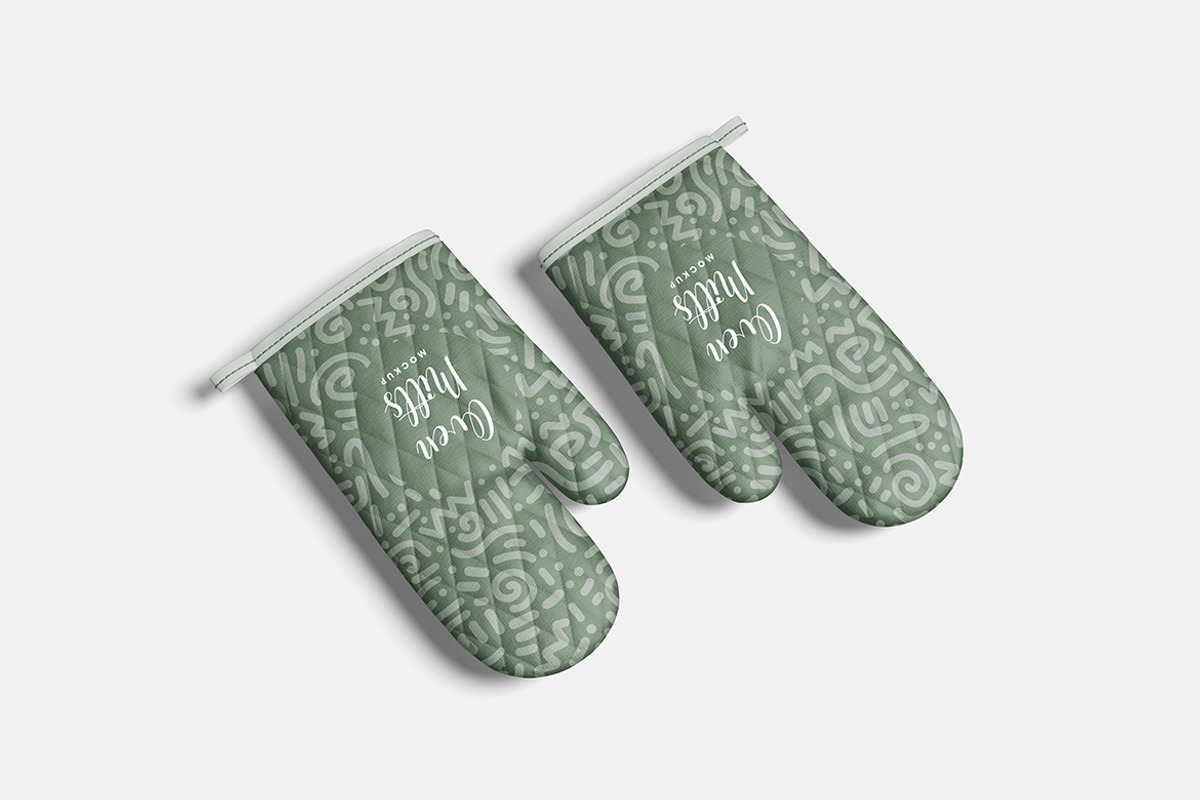 Oven Mitt Mockup, a Product Mockup by bimockup (Photo 3 of 6)
