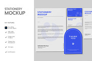 Editable Stationery Mockup, a Product Mockup by graphypix (Thumbnail 2 of 4)