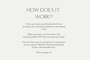 85 Monochrome Social media templates, a Social Media Template by Sian Elizabeth Designs (Thumbnail 4 of 6)