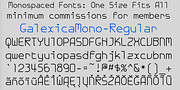 GalexicaMono, a Font by Ingrimayne Type (Thumbnail 2 of 7)