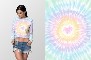 Rainbow Tie-Dye Backgrounds